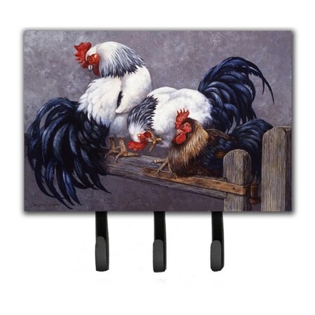 Micasa Roosters Roosting Leash or Key Holder MI256481